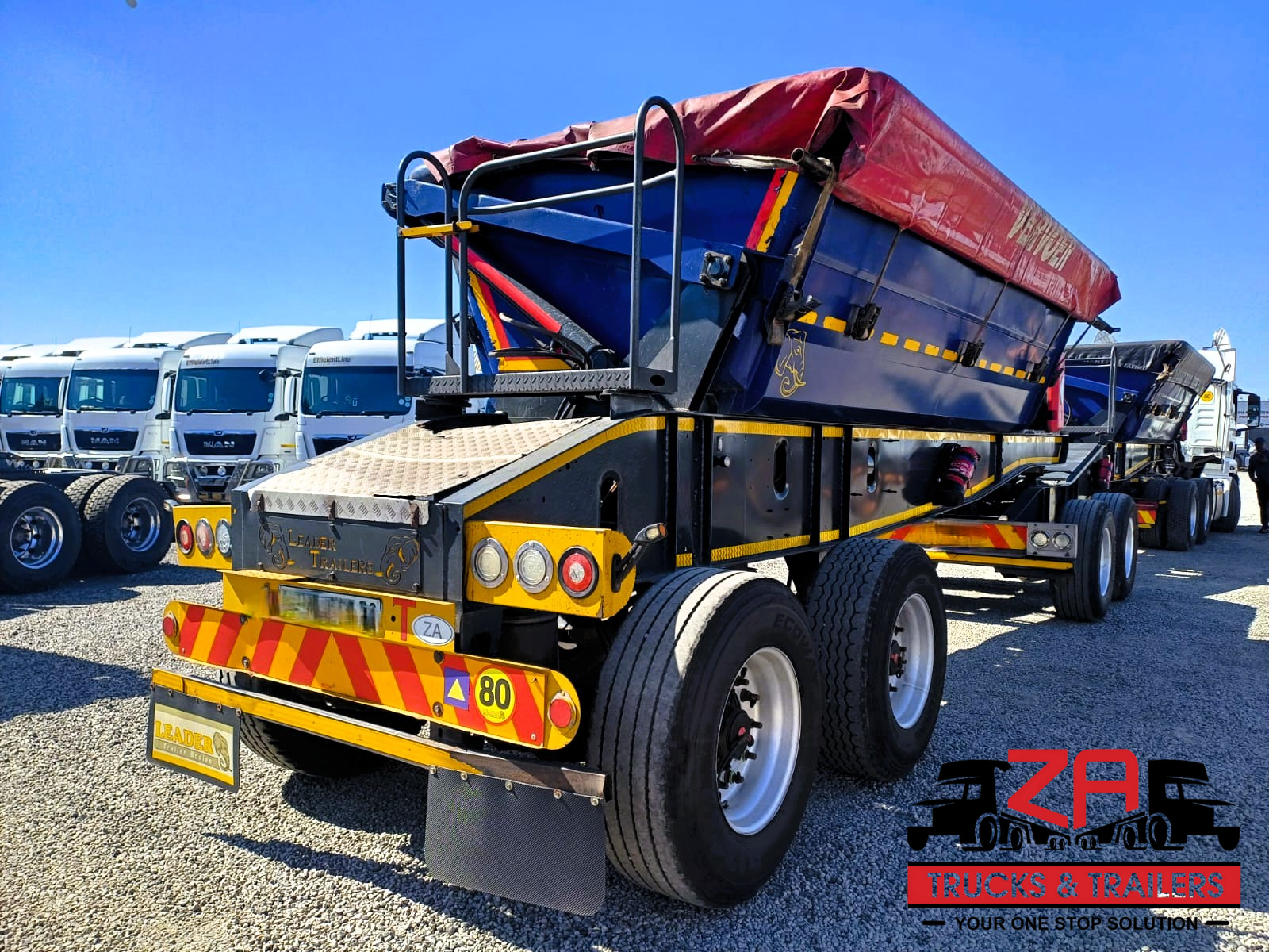 2021 LEADER 20 CUBE SIDE TIPPER TRAILER #53377